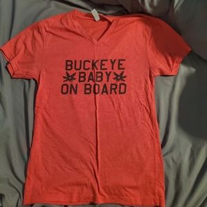 Ohio State maternity shirt